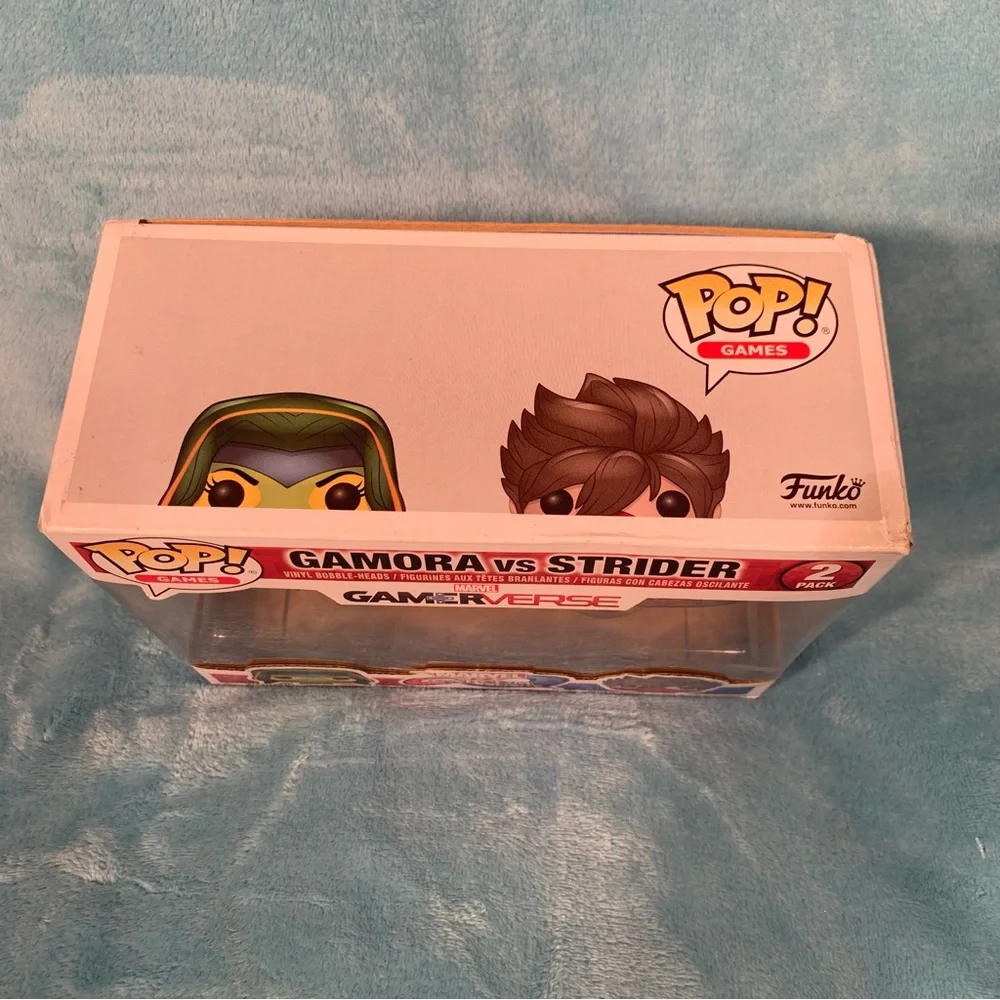 Funko POP Marvel vs Capcom Infinite Gamora vs Strider  Vinyl Figure 2 Pack NEW!! - Picture 7 of 8